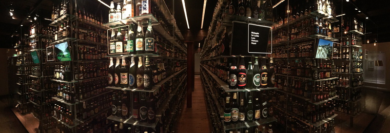 in a row, alcohol, bottles, carlsberg, 8K, dark, shelf, indoors, photo, bottle, denmark, wine bottle, panorama, refreshment, container, variation, luxury