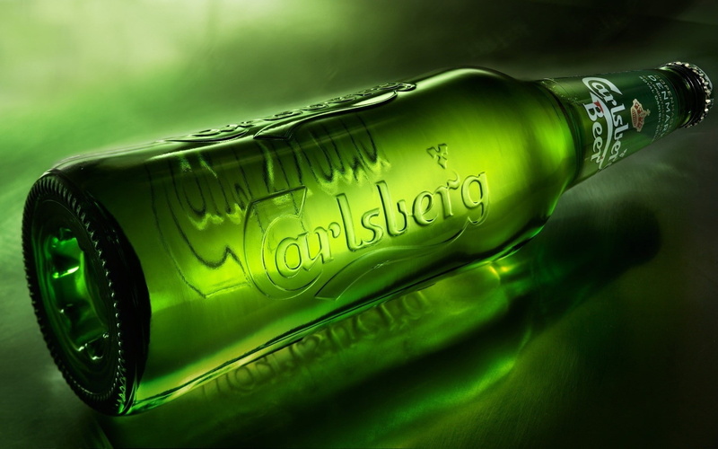 carlsberg, bottle, 1080P, beer, green, alcohol
