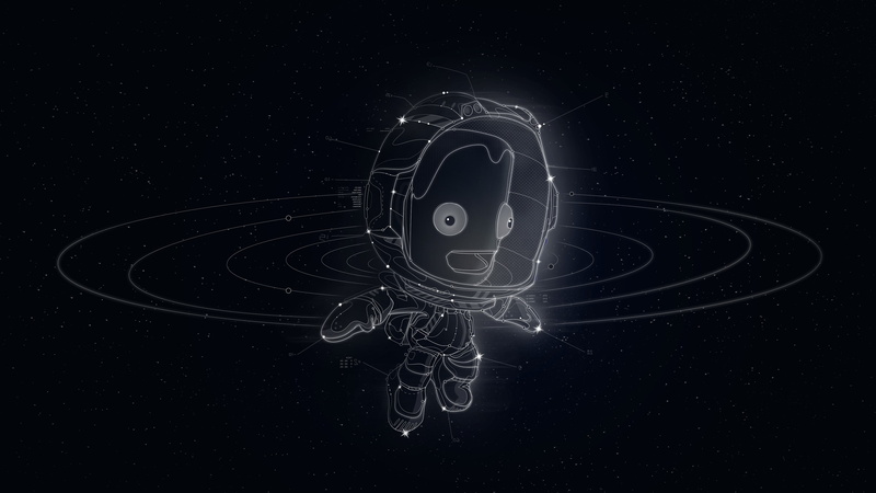 creativity, sky, star - space, space, abstract, geometric shape, no people, galaxy, motion, circle, kerbal space program, 4K, connection, studio shot