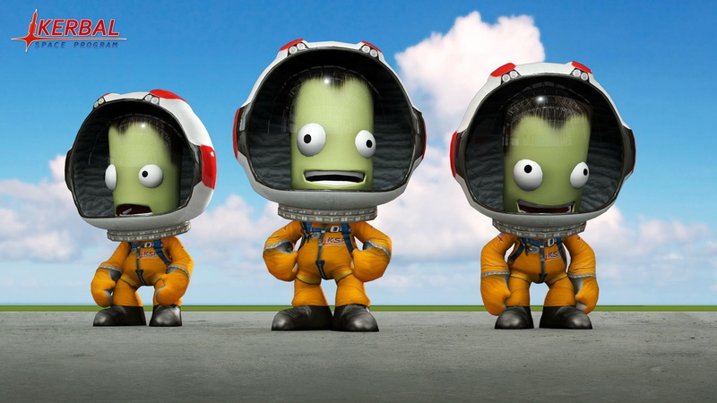 sci fi, cartoon, kerbal, 1080P, program, family, space, ksp