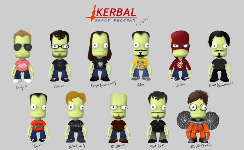 sci fi, program, space, family, cartoon, kerbal, 1080P, ksp