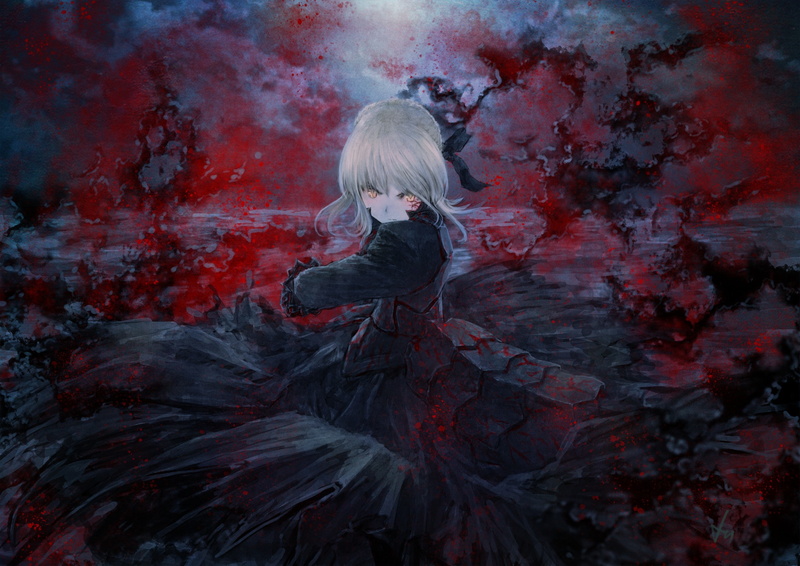 dark, anime girls, anime, Saber Alter, Type-Moon, Saber, 1080P, Fate Series