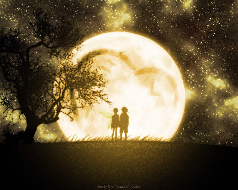 thurston, character, 720P, night, hd, seven, x, moons, space, sky, art, Love, stars, renton, moon, wallpap, eureka
