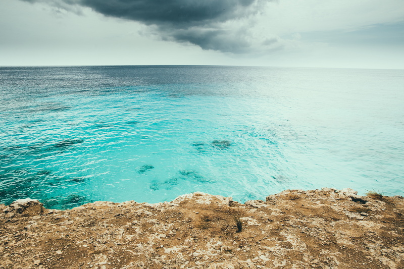 mediterranean Countries, beach, vacations, blue, wave, non-urban scene, relaxation, sand, backgrounds, land, travel Destinations, nature, scenics, tranquility