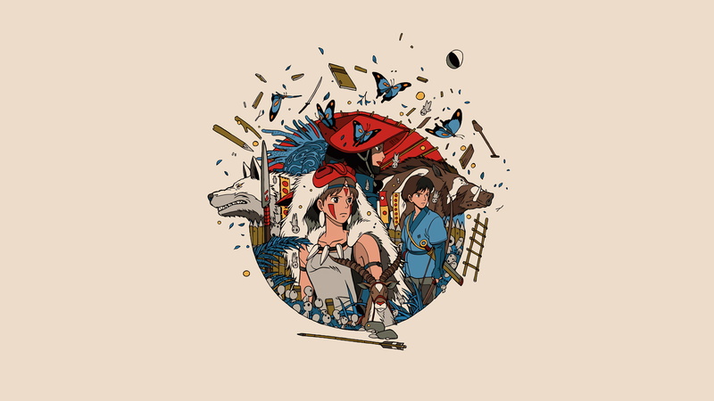 mononoke, 2K, princess