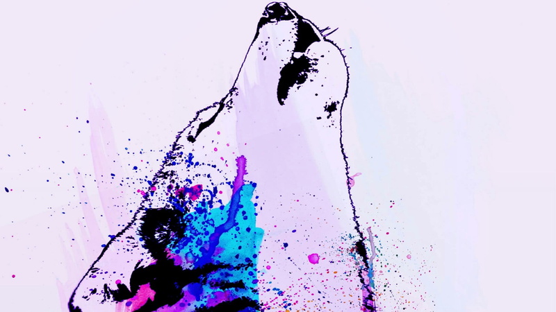art, graphic design, font, drop, studio shot, illustration, paint, people, messy, howling, exploding, indoors, 1080P, splashing, splattered, close-up