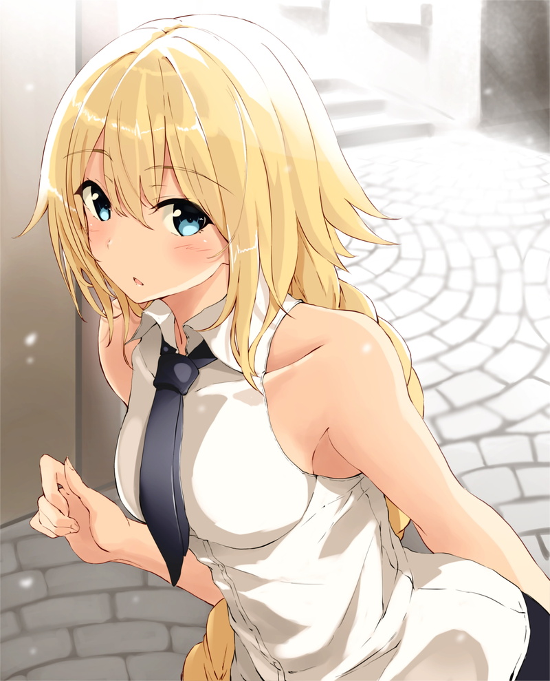 Fate/Apocrypha, blonde, Fate Series, anime girls, 2K, Ruler (Fate/Apocrypha)
