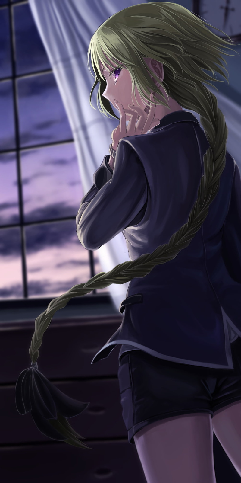 determination, women, adult, hair, activity, 1080P, purple, Fate/Apocrypha, Fate Series, anime girls, sport, athlete, lifestyles, clothing, nature, females