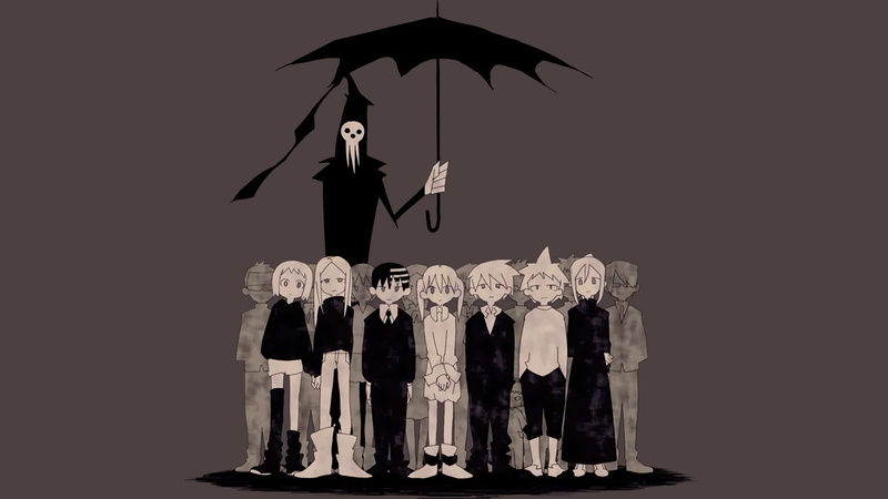 standing, casual clothing, Soul Evans, anime boys, Death The Kid, umbrella, Elizabeth Thompson, leisure activity, representation, front view, holding, protection