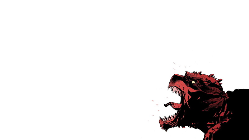 white background, digital, minimalism, red, cut out, 1080P, comic books, animal themes, IDW, nature, day, turtle, animal wildlife, art and craft, sky
