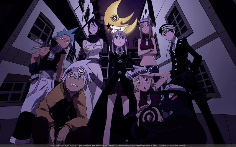 anime, Death The Kid, Soul Eater, Soul Evans, BlackStar, Elizabeth Thompson, Tsubaki Nakatsukasa, Maka Albarn, Patricia Thompson, 1080P, Blair