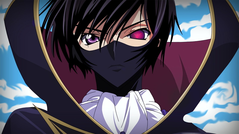 front view, sunlight, balloon, Anime, Lelouch Lamperouge, day, close-up, one person, portrait, sky, leisure activity, Code Geass, heart shape, real people