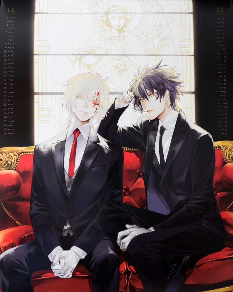 gray-man, neah, 1080P, series, artbook, walker, allen, calendar, 2017, character