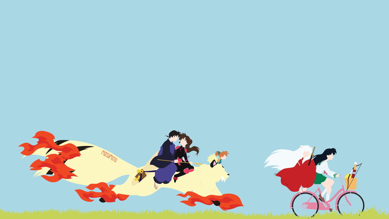 Miroku (InuYasha), InuYasha, Kagome Higurashi, 1080P, Sango (InuYasha), InuYasha (Character), Anime, Shippō (InuYasha)