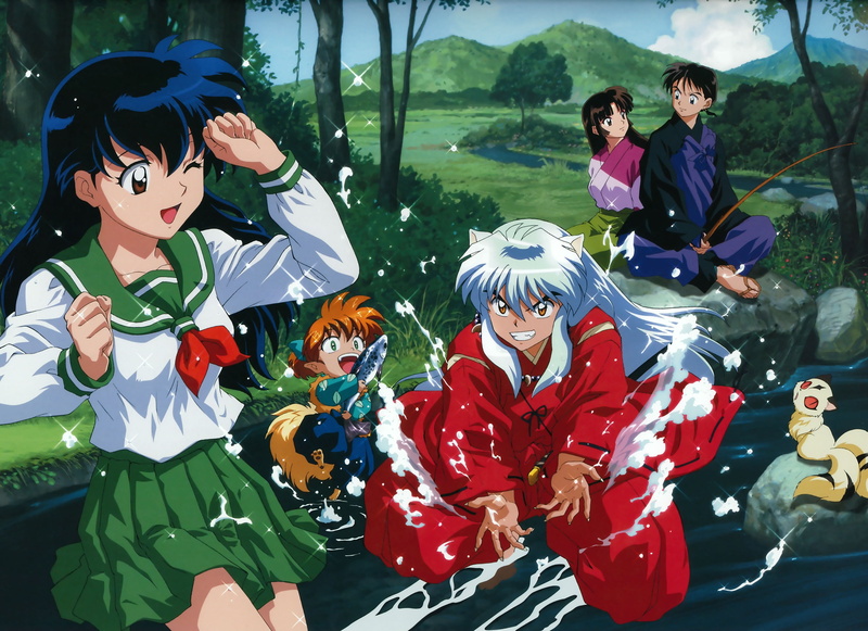 women, girls, females, inuyasha, 4K, costume, men, art and craft, representation, group of people, arts culture and entertainment, nature, childhood, real people