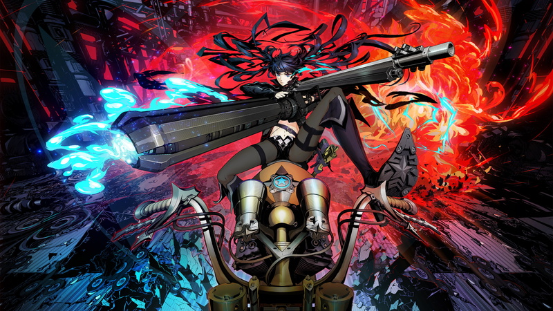 science fiction, digital art, anime girls, 2K, artwork, futuristic, Black Rock Shooter