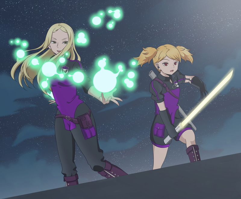 1080P, Anime, Nozomi Kako, Futaba Kuroe, World Trigger