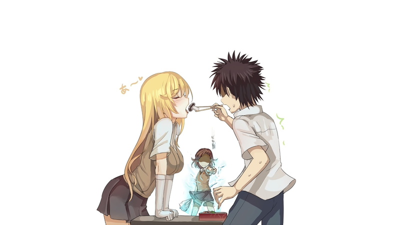 Mikoto Misaka, Anime, Kamijou Touma, 1080P, Misaki Shokuhou, To Aru Kagaku No Railgun
