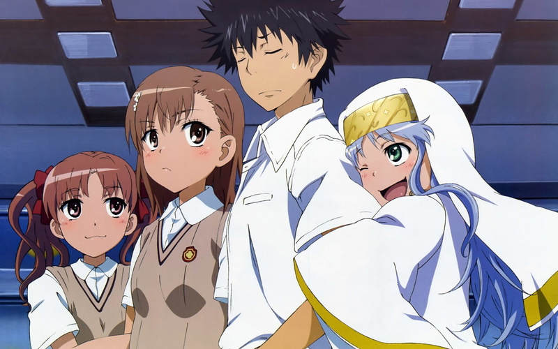 Anime, Kamijou Touma, Kuroko Shirai, Index Librorum Prohibitorum, Toaru Majutsu no Index, Mikoto Misaka, 1080P