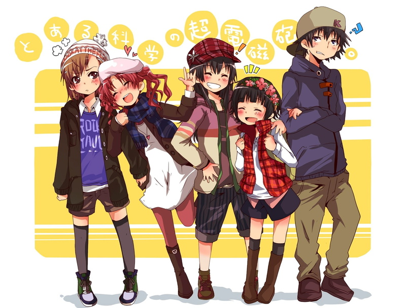 Kazari Uiharu, To Aru Kagaku No Railgun, Kuroko Shirai, Kamijou Touma, Anime, Mikoto Misaka, Ruiko Saten, 1080P