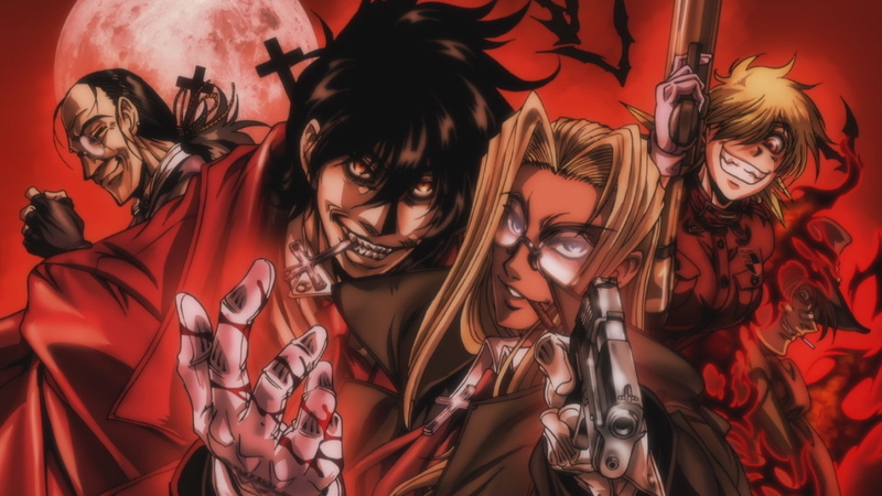 1080P, Sir Integra Fairbrook Wingates Hellsing, Seras Victoria, Hellsing, Alucard, Walter C. Dornez, anime