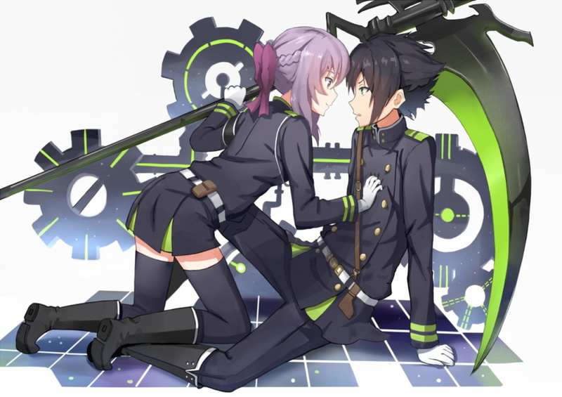 720P, Owari No Seraph, Hyakuya Yuuichirou, Hiiragi Shinoa