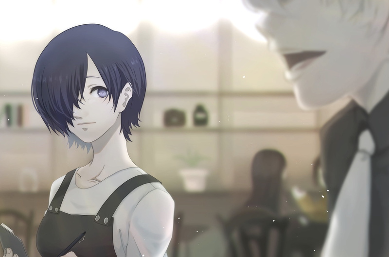 Anime, 2K, Ken Kaneki, Haise Sasaki, Touka Kirishima, Tokyo Ghoul:re