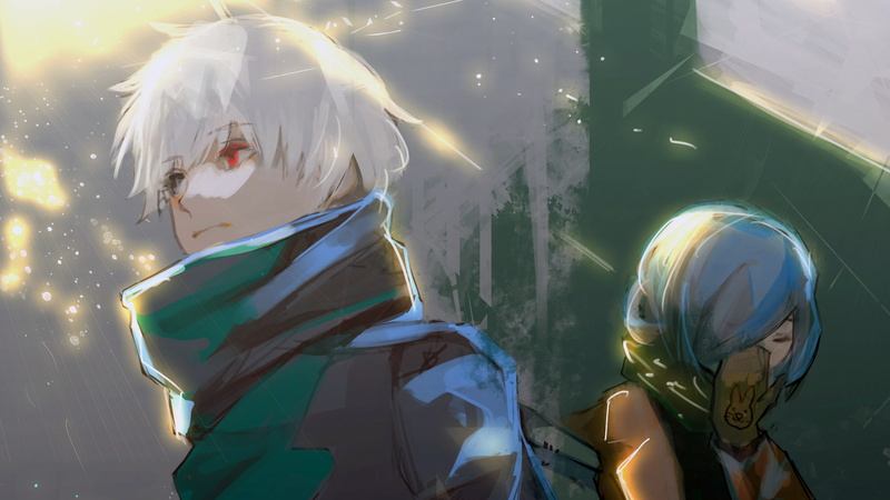 Anime, 4K, Touka Kirishima, Haise Sasaki, Ken Kaneki, Tokyo Ghoul:re