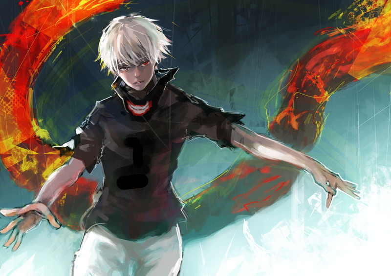 from, tokyo, kaneki, ken, pixiv, fanart, 2K, kushu, melo, kagune, kyuba