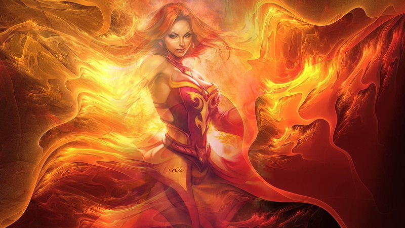 fashion, indoors, illustration, flame, orange Color, yellow, black Color, fashion model, Lina Inverse, haired, fire, burning, clothing, nature, inferno