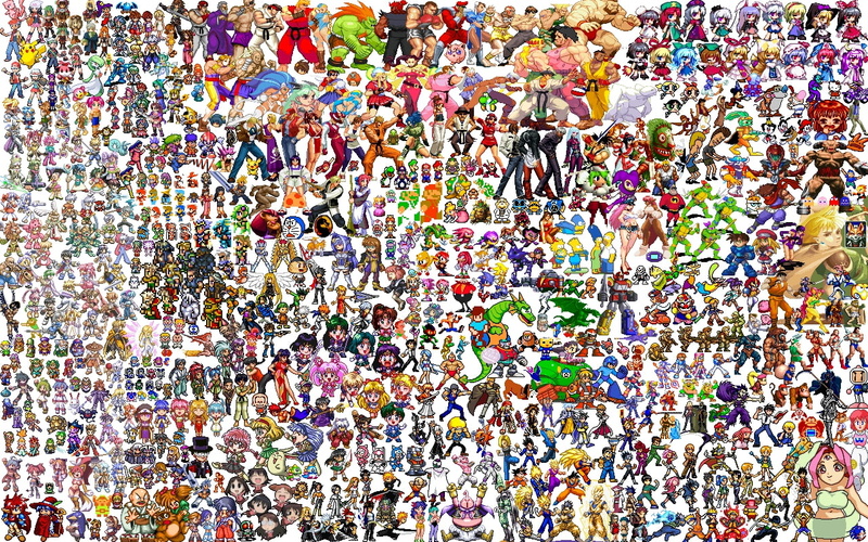 piece, yu, guilty, gear, street, hakusho, mario, gene, wall, tails, man, neon, naruto, one, Touhou, anime, hd, 720P, mega, fighter, bleach, art