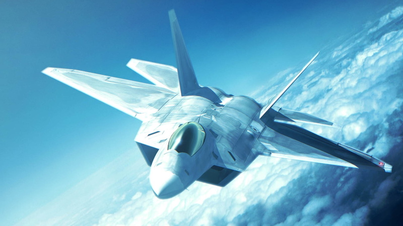 black, graphic, air Vehicle, clouds, nature, flying, cloud - Sky, military Airplane, blue, aircraft Wing, f-22, mode of Transport, gray, engine, no people