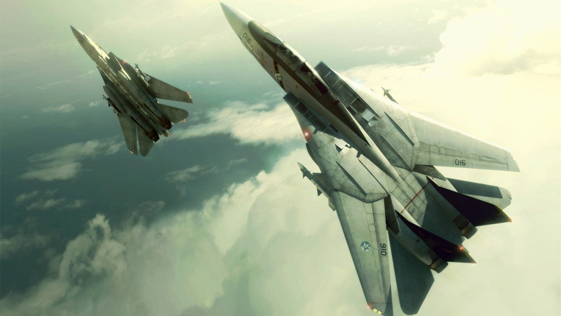 video games, Ace Combat 5, F-14 Tomcat, aircraft, CGI, F 14, vehicle, 1080P, airplane, Ace Combat, military