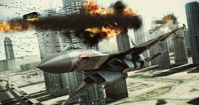 combat, building exterior, residential district, Ace Combat, protection, building, Games, ace, nature, no people, day, built structure, plane, 480P, security