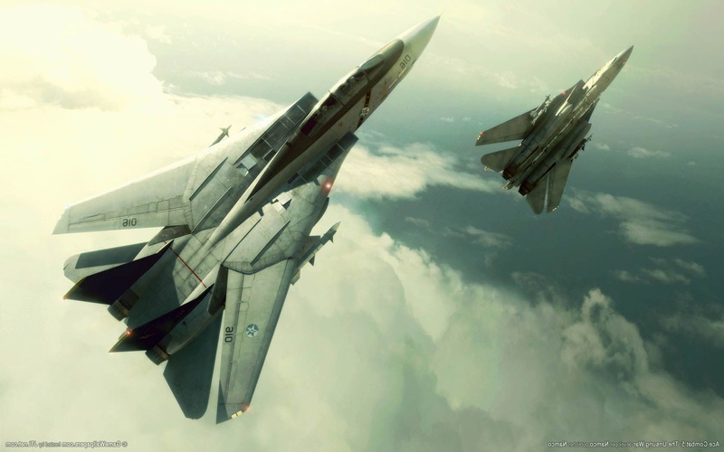 military, air vehicle, motion, 720P, sky, Ace Combat 5: The Unsung War, air force, on the move, plane, flying, video games, mid-air, army, above, day