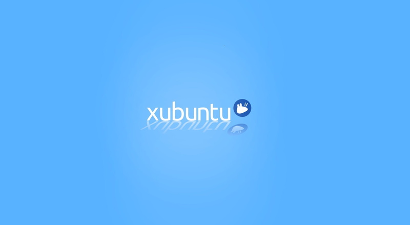 ubuntu, minimal, reflection, xubuntu, 1080P, Computers, minimalism, Linux, logo, minimalistic, blue