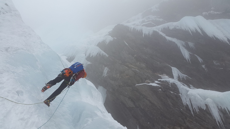 monster line, travel, effort, cold temperature, ice climbing, snowcapped mountain, leisure activity, cold, one person, waterfall, pitztal, climbing, steep ice