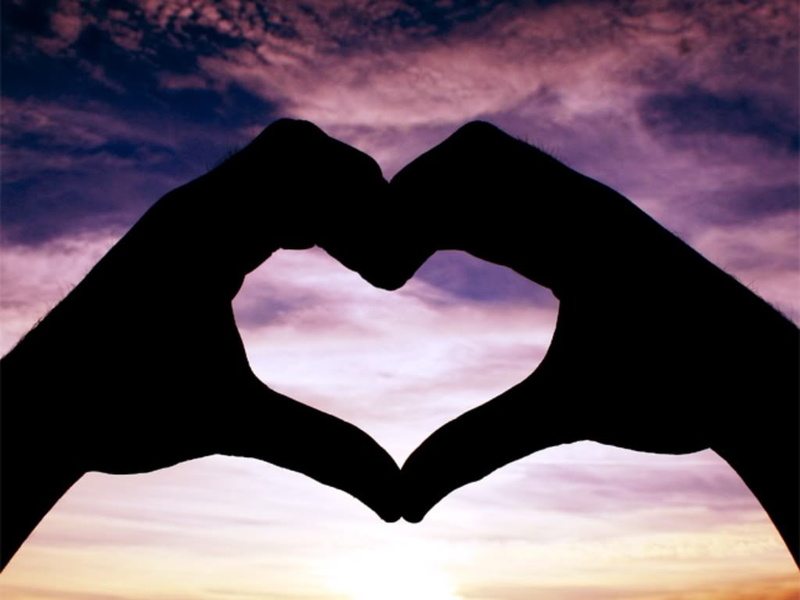 silhouette, love, hands, 480P, dark, romance, heart, photo, forming