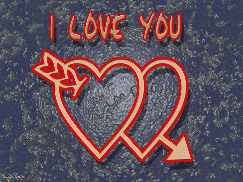 love, 720P, arrow, art, feelings, i love you, design, heart, art design, red, romance