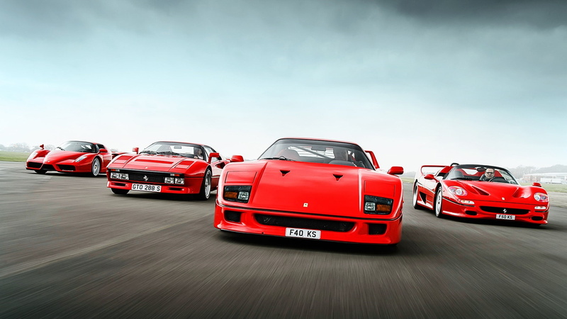 ferrari enzo ferrari f40 ferrari f50 ferrari 288 gto car ferrari red cars, 1080P