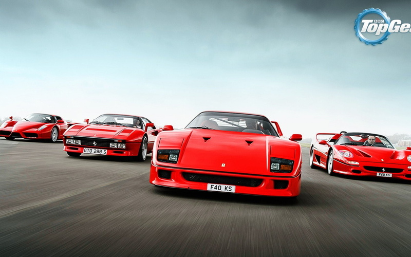 enzo, front, top, gear, italian, 720P, gto, 288, red, f50, ferrari, track, supercars, f40