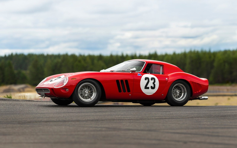 sports car, tree, car, road, speed, gto, mode of transportation, transportation, sports race, convertible, nature, 1962, 720P, wealth, motor vehicle, no people