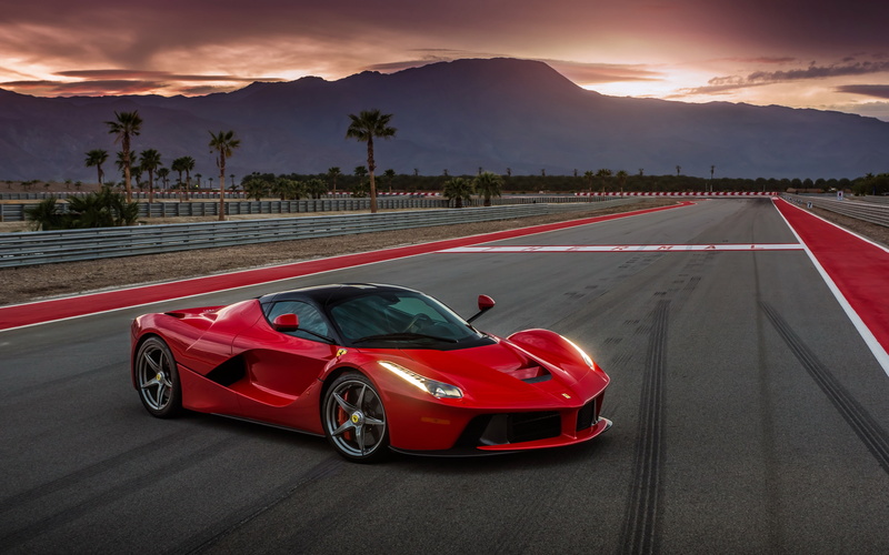 ferrari, red, side view, laferrari backgrounds, 4K, download 3840x2400 ferrari