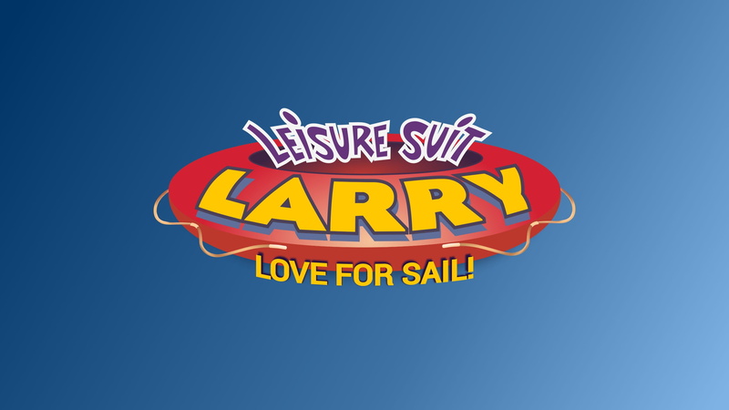 copy space, leisure suit larry 7 leisure suit larry love for sail larry 7 larri 7 old games foxyriot, illuminated, blue background, yellow, text, blue