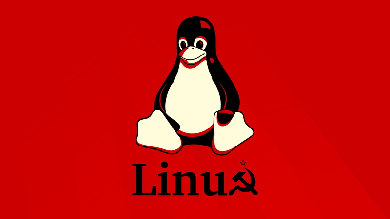 red, Linux, Tux, 4K, FoxyRiot