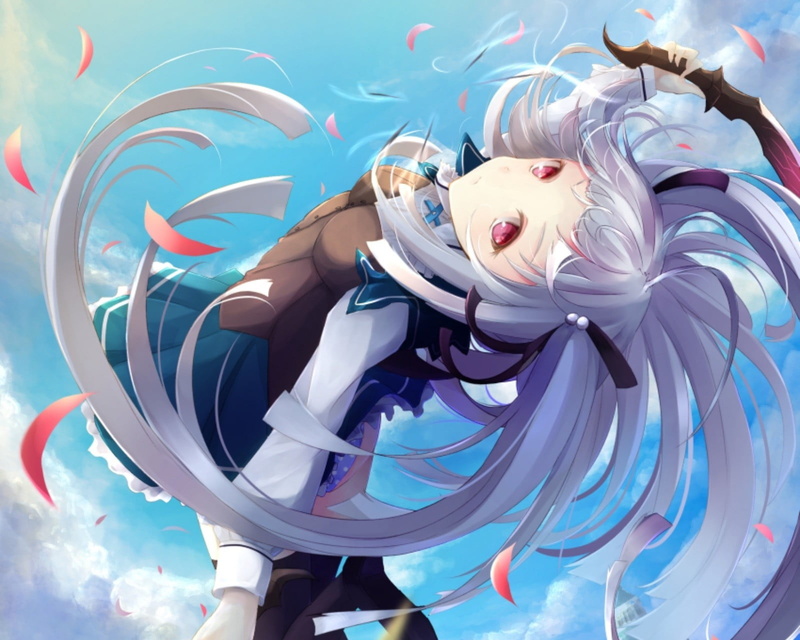 Sigtuna Julie, Absolute Duo , young women, nature, representation, underwater, young adult, water, anime girls, women, swimming pool, hairstyle, blue, one person