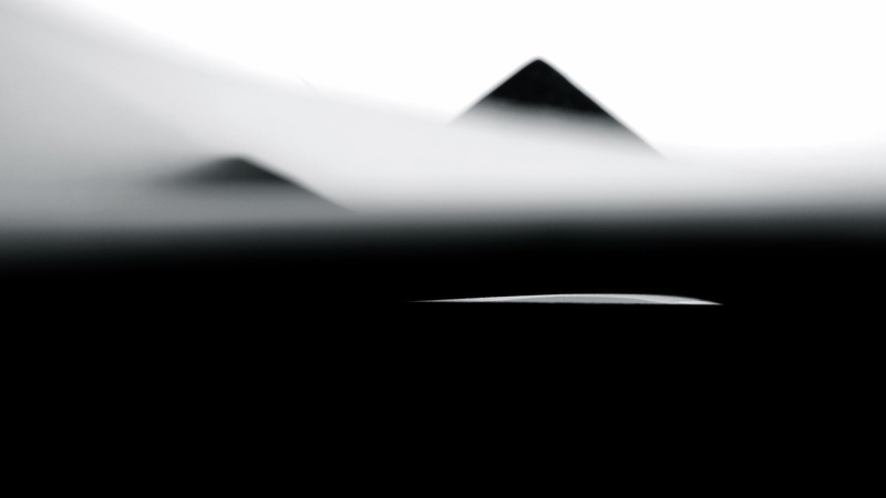 1080P, landscape, pyramid, monochrome, minimalism