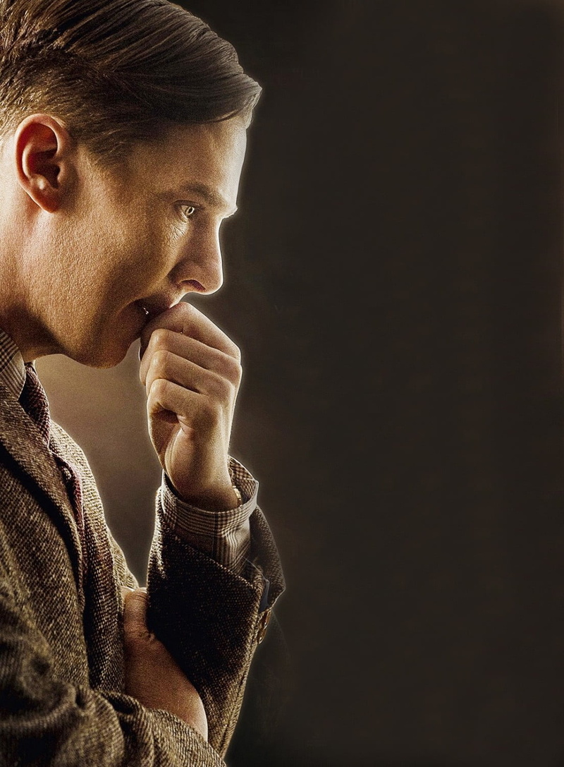 contemplation, 720P, adult, Benedict Cumberbatch, human face, side view, copy space, sadness, looking, depression - sadness, one person, hairstyle, hand