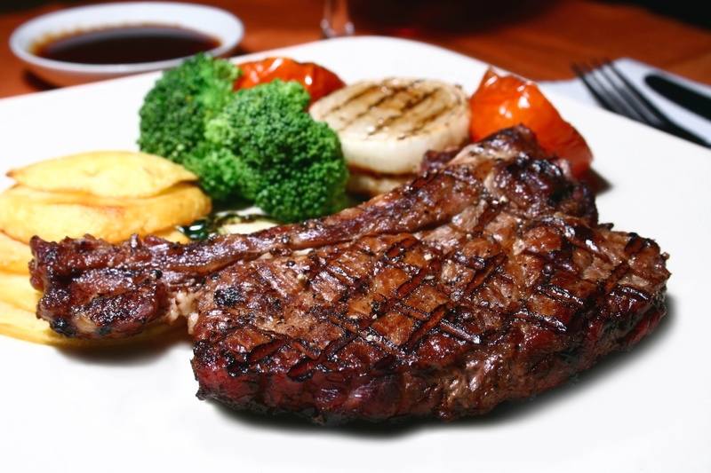 barbecue, fillet, close-up, gourmet, plate, lunch, beef, food, red, chop, grilled, fried, 2K, food And Drink, meat dish, healthy eating, cooked, cooking