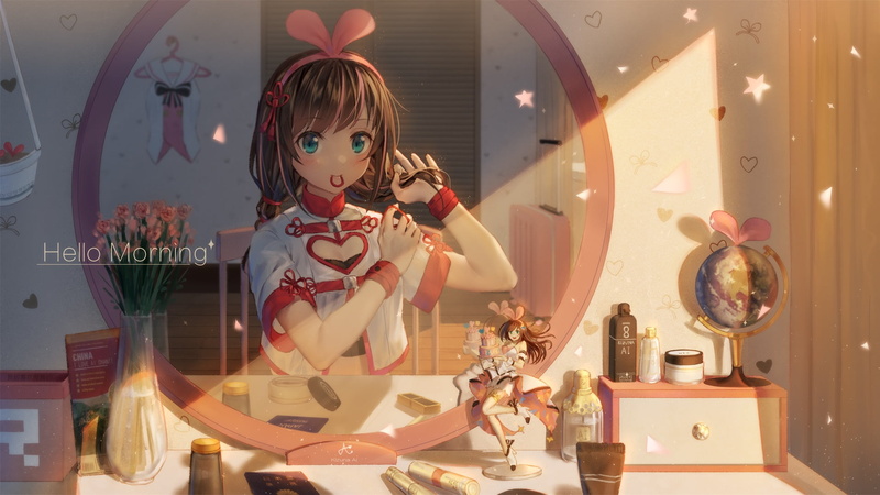 Kizuna AI, Virtual Youtuber, 1080P, Anime